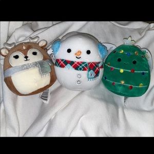 Christmas Squishmallow Set 4in
